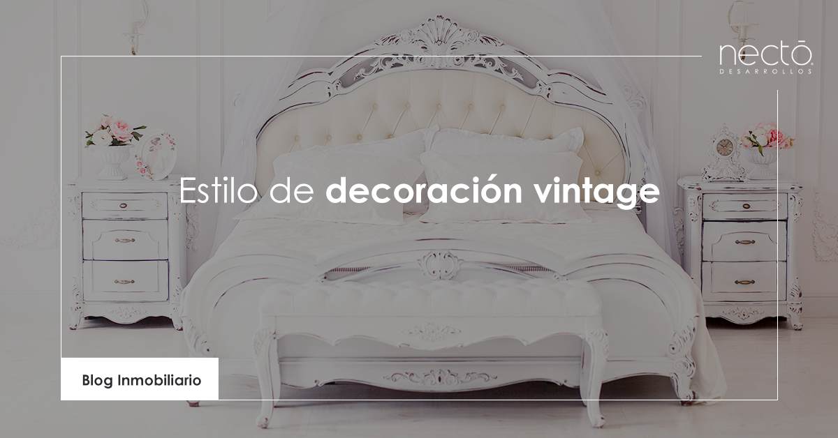Estilo de decoración vintage