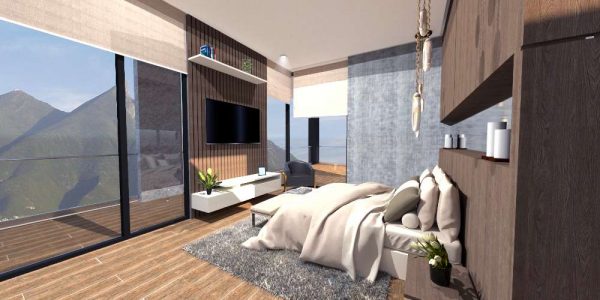 Recámara máster: vista y terraza